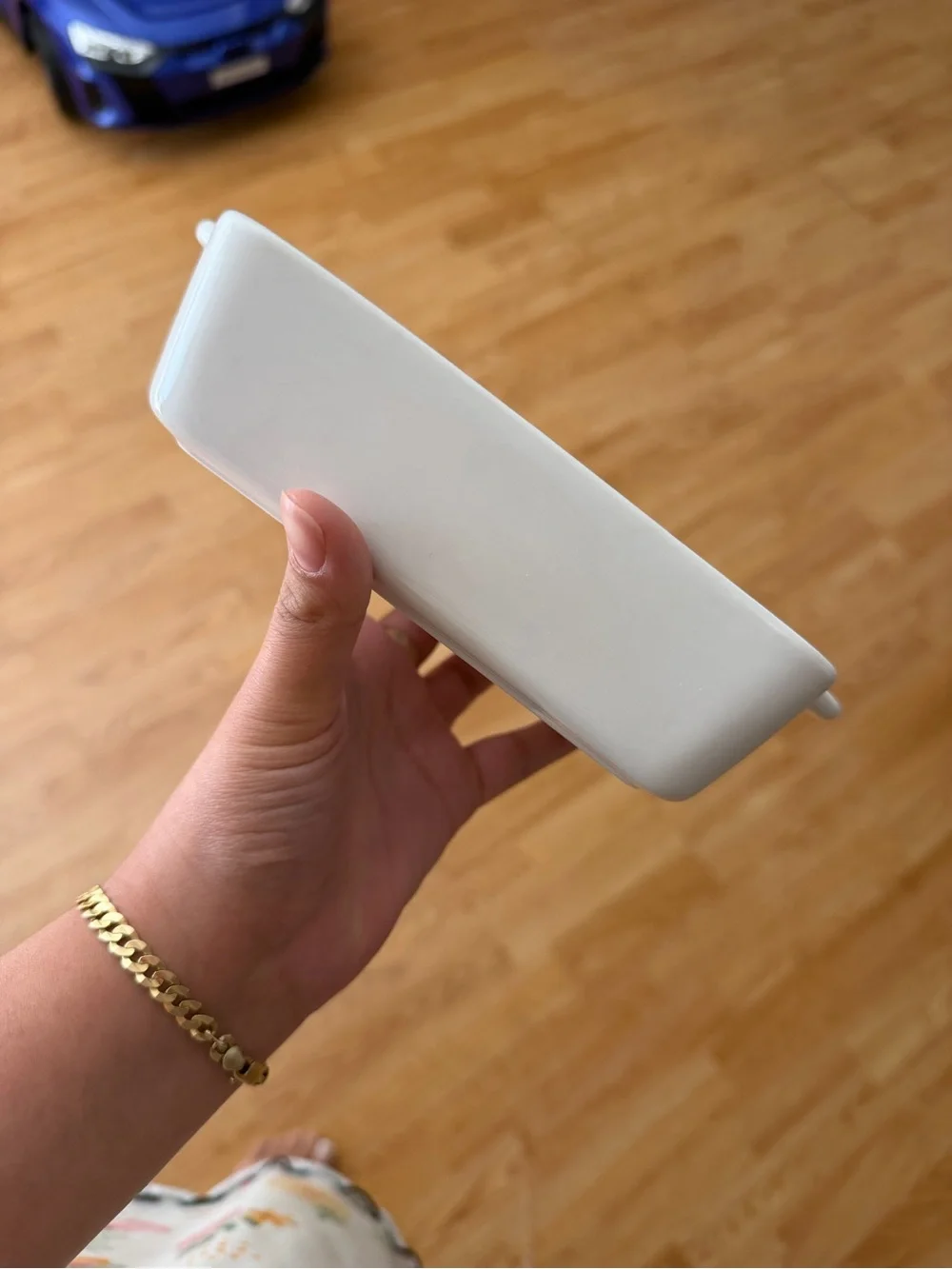 White Ceramic Rectangular Baking Dish with Double Handles